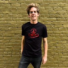 Load image into Gallery viewer, Harvest Records T-Shirt (Black with Red)
