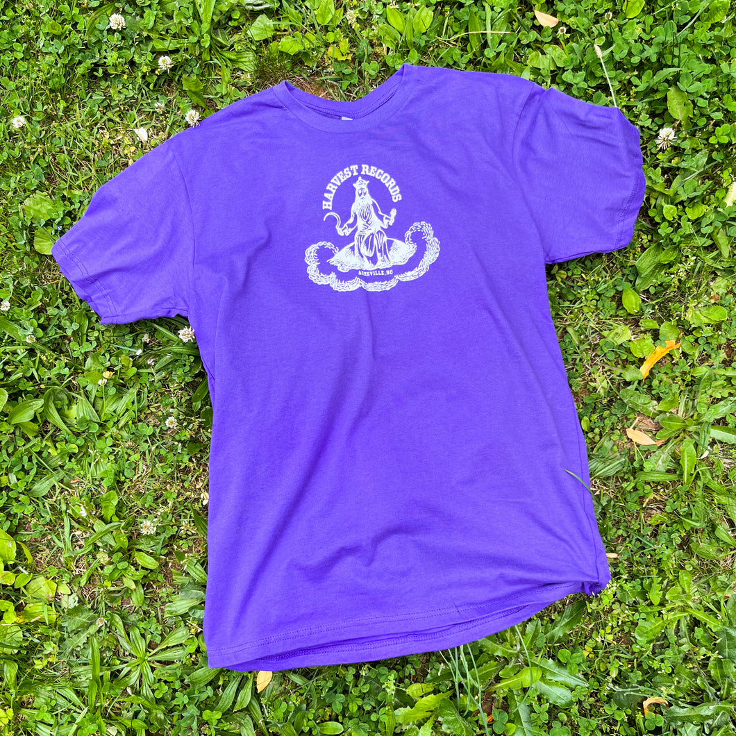 Harvest Records T-Shirt (Purple with White)