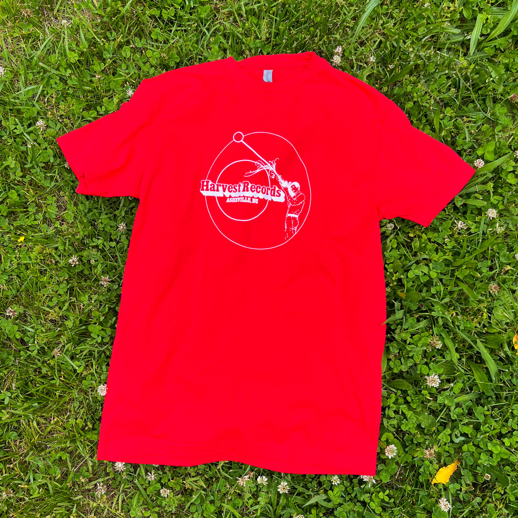 Harvest Records T-Shirt (Red with White)